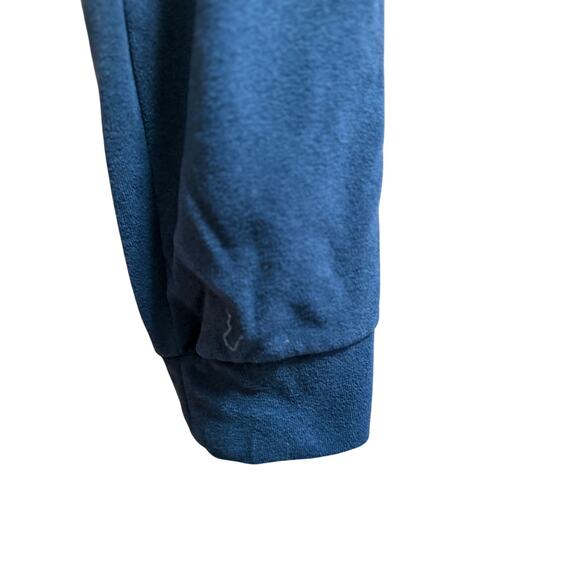 Dudley Stephens Size Large Navy Blue Fleece Elastic Waistband Sweatpants - Picture 5 of 7